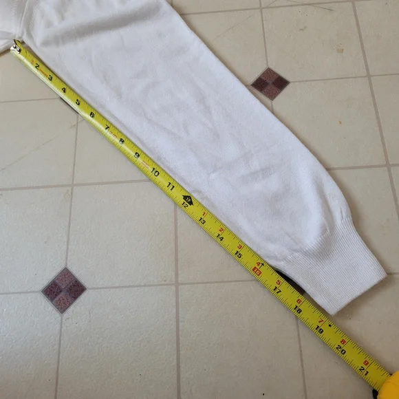 Tailored Recreation White Sweater Mens Size XL Wool Cotton Cozy - Picture 9 of 11